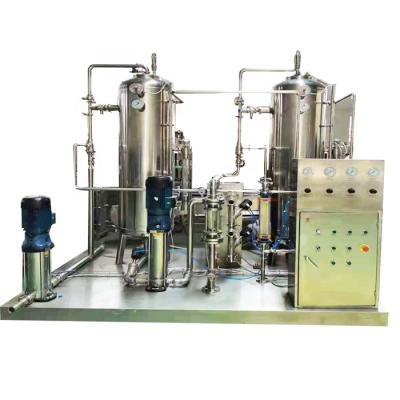 China 500ml Isobaric Food Cocktails Beverage Carbonator Beverage Rinser Filler Capper Bottling Machine Line for sale