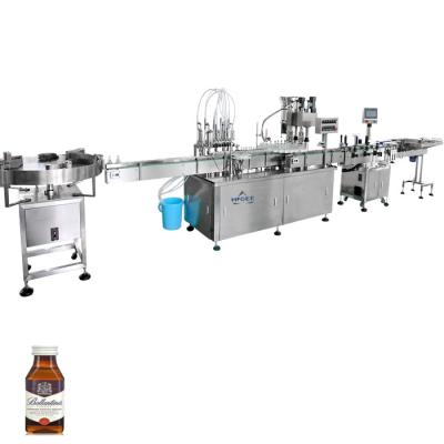 China Beverage Hot Automatic Glass Bottle Filling Capping Machine For Water Baijiu for sale