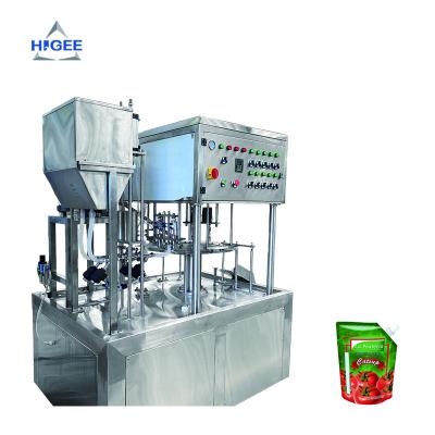 China Food Spout Filling And Capping Machine For Water Or Juice for sale