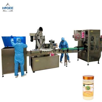 China Food Higee Protein Powder Filling Machine Collagen Powder Filler Turmeric Powder Filling Machine for sale