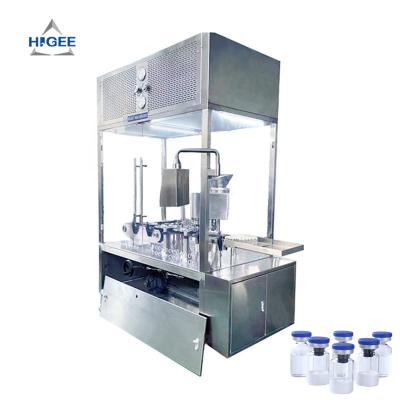 China Pharmacy Chemical Automatic Liquid Cosmetic Lotion Bottle Vial Penicillin Higee Essential Oil Filling Capping Machine Production Line for sale