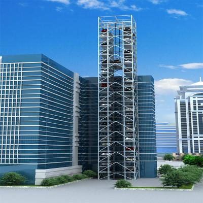 China Fork Type Vertical Parking Tower Building Liting System 1700kgs / 2350kgs for sale