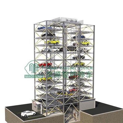 China Fully Automatic Large Garage Platform Vertical Lifting Parking System 1700kgs / 2350kgs for sale