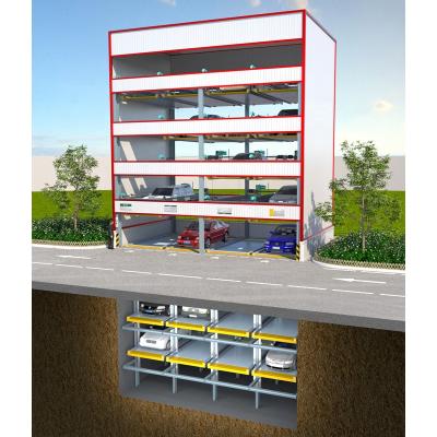 China Steel Underground Parking Sunshade Keep Out Rain Parking Lift Equipment for sale