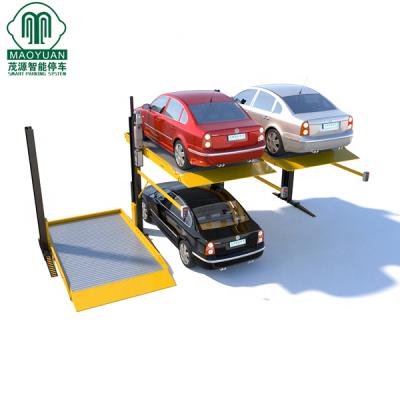 China Steel Manufacturers Parking Elevator Two Post Customizable Parking Lift for sale