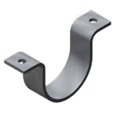 China Galvanized Clamp Pipe Clip Easy Installation U Type PVC Pipe Galvanized U Type Pipe C Clamp With Two Hole for sale