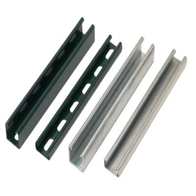 China Modern Heavy Duty Slotted Extruded Steel Strut Channel Manufacturer for sale