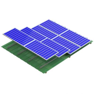 China New Style Q235 Steel Panel Frame Tin Roof Solar Mounting Mini Trapezoidal Rail for sale