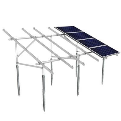 China Solar Components 2022 Hot Selling New Brackets Design Easy To Install Ground Mount Solar Racking System for sale