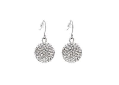 China Girls Costume Jewelry Chandelier Earrings , Diamond Ball Latest Fashion Earring Designs for sale