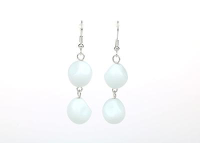 China Fish Hook Handmade Baroque Pearl Earrings , Antique Pearl Hanging Earrings for sale