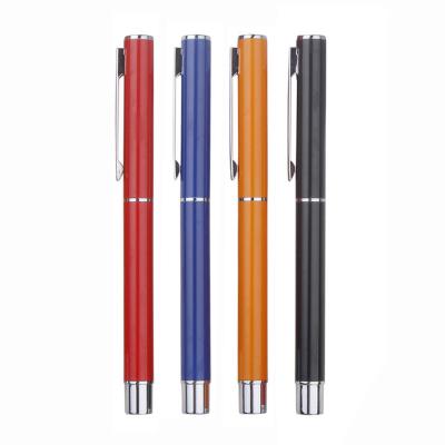 China Office or School Pen Newest Styles Exquisite Portable Promotional Metal Pen Luxury Rollerball Pen Customized Logo Gift Office Pen for sale