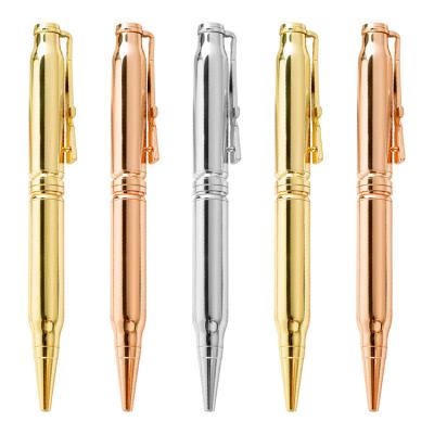 China Office or School Pen 12.9*1.1cm Metal Body Retractable Fancy Personalized Ballpoint Pens for sale