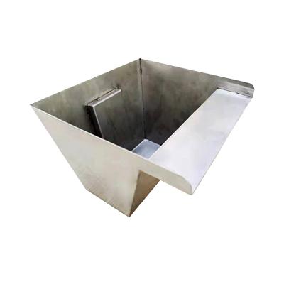 China Mechanical 304 Stainless Steel Waterfall Weir Backyard Garden Pond Filter Box and Falls Bio for sale