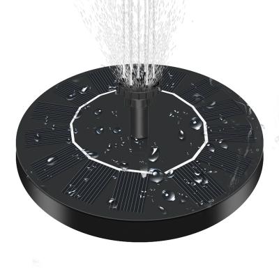 China Resin Mini Solar Fountain Outdoor Floating Water Fountain For Bird Bath Garden Supplies Ornament Decoration Pond Fountain for sale