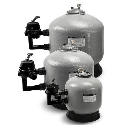 China emaux wound reinforced fiberglass above ground swimming pool pump and filter system prices with 6 way sand filter valve for sale for sale