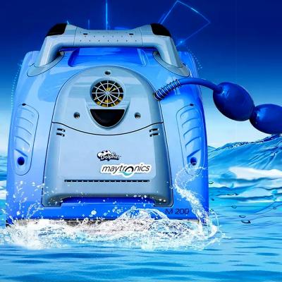 China Maytronics M200 Residential Swimming Pools Robot Wall Cleaner Wall Climbing Suction Vacuum Pool Cleaner With Filter Bag For Above Ground Pools for sale