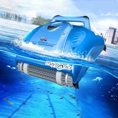 China Maytronics M200 Swimming Pools Residential Automatic Pool Robotic Wall Cleaner Vacuum Rising Suction Pool Cleaner For Inground Swimming Pools for sale