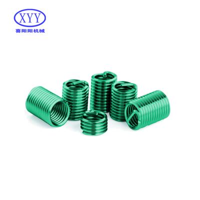 China Strength Of Wire Green 304 Stainless Steel Wire Reinforced Helicoils Thread Insert for sale