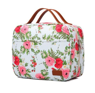 China Water Resistant Large Capacity Travel Toiletry Bag Hanging Cosmetic Organizer Travel Bags for Toiletries with Hook Bathroom Makeup Hanging Bag for sale