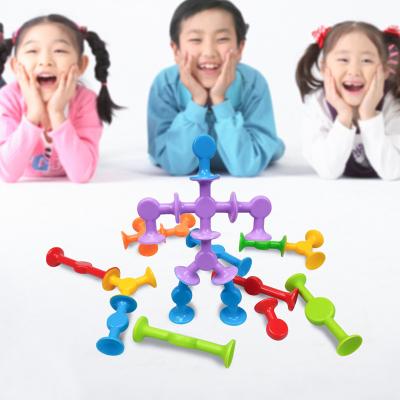 China 2020 New Wholesale Chewable Educational Soft Composable Toy Silicone Educational Toys For Children for sale