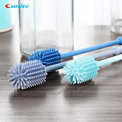 China Viable $ FREE SAMPLE Promotion Silicone Baby Bottle Brush Cleaner New $ for sale