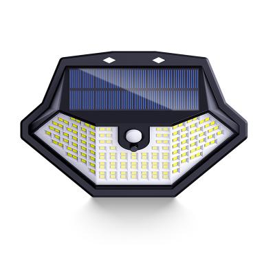 China Water Proof E-lux 134 Led Motion Sensor Solar Power Park Gate Floor Street Garden Waterproof Led Wall Lamp for sale