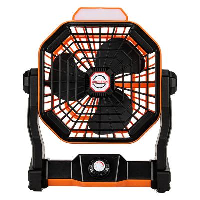 China Fan With Light 270 Stepless Adjustable Speed ​​Expanded Airflow Tent USB Led Fan Powered Battery Operated Fan Portable Camping Fan With LED Lights for sale