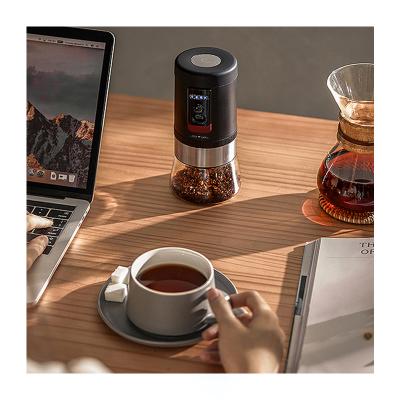 China Mini Portable Commercial Espresso Coffee Bean Cafe Spice Mill Electric Coffee Maker Coffee Grinder for sale