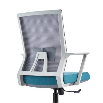 China Revolving Executive Execute Office Metal Rocking Modern Staff Back Seat Armrest Specifications Mesh staff Chair for sale