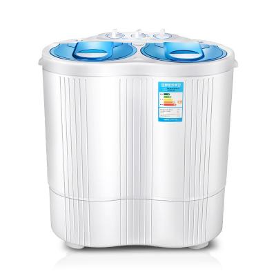 China Portable Mini Small washing machine household mini double barrel can dry blue bacteria baby underwear washing machine for sale