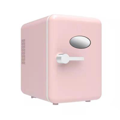 China Absorption 4 Litre Portable Min Cosmetics and skin care products Small Bar Smart Refrigerator Auto Mini Car Fridge for sale