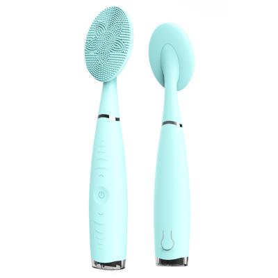 China Pore Cleaner New electric face brush deep cleaning pores remove oil cleansing instrument handheld face wash cleansing instrument for sale