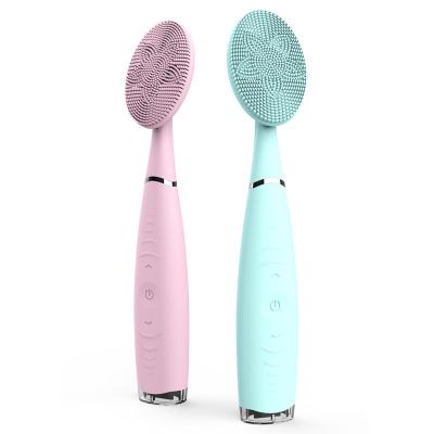 China Pore Cleaner New electric face brush deep cleaning pores remove oil cleansing instrument handheld face wash cleansing instrument for sale