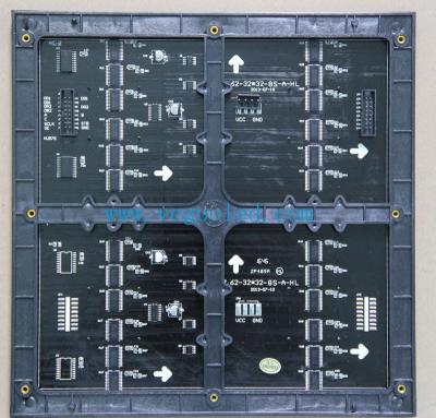 China Las muestras de publicidad llevadas a todo color interiores P7.62 suben a la lámpara blanca 1R1G1B/SMD3528 en venta