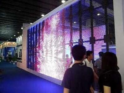 China Light Weight Ultra Thin Transparent Led Video Wall With 2 Years Warranty for sale