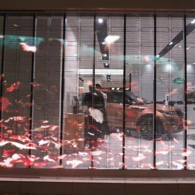 China Digital Transparent Led Wall / Led See Through Screen SMD Full Color for sale