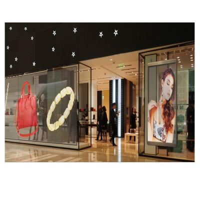 China Full Color Indoor P3.9 P5.2 1000X250mm Transparent LED Screen for sale