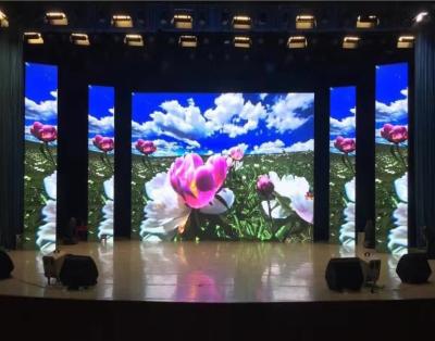 China Grupo de fondo de escenario interior Pantalla LED P3 a todo color con tono de píxeles de 3 mm y método de conducción de escaneo 1/32 en venta