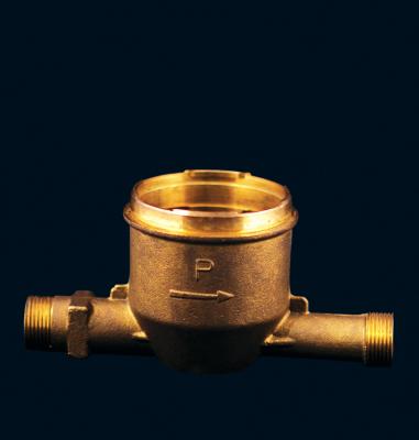 China Lead Free Brass Water Meter Velocity Water Meter Body With NSF 61 Certificate for sale