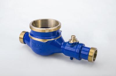 China Brass Valve Controlled Water Meter Body , Heavy Duty Water Flow Meter Body for sale