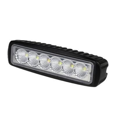 China 6 Inch China Supplier Manufacturer Heavy Duty LED Work Light Waterproof 6 LED Epistar 3W 18W LED Work Light Bar 4 Inch for sale