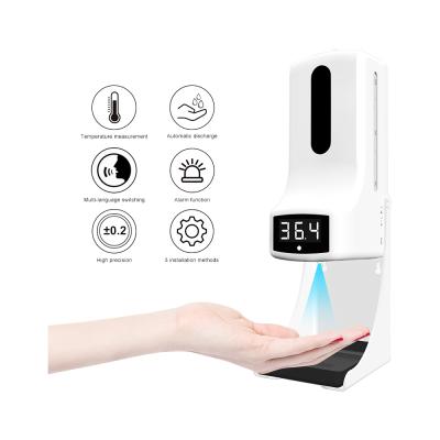 China Pro K9 Thermometer Liquid Soap Dispenser Automatic Soap Dispenser Modern Automatic Smart Dispenser Sensor for sale