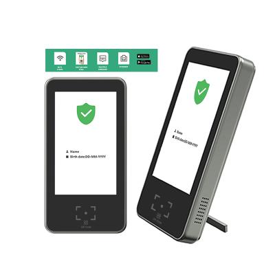 China EUR green code passthrough qr code reader portable green scanner with green pass scanner printer for sale