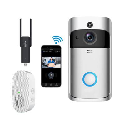 China 2021 Wholesale Talking Doorbell Home Security System Amazon Camera Doorbell Ring Doorbell Camera for sale