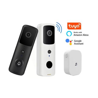 China Home security system 1080P remote control video doorbell compatible with alexa video wifi doorbell support alexa for sale