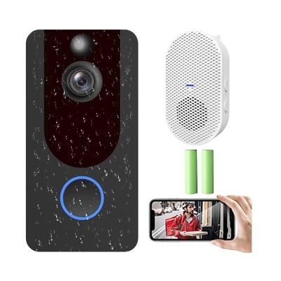 China Built-in camera factory direct sales wifi app aiwit doorbell 1080P night vision visual doorbell for sale