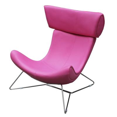 China Leisure 2019 Postmodern Design U Shape Metal Legs Unique Chaise Lounge Chairs for sale