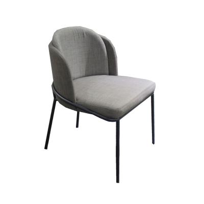 China Newest Single Seat Solid Modern Black White Terry Cloth Living Room Chair for sale