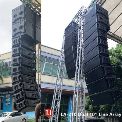 China None LA-210 professional waterproof line dual array 10 inch array, active and passive, power speaker for sale